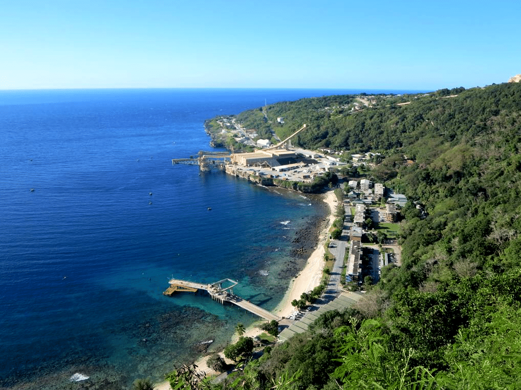 Flying Fish Cove at Christmas Island