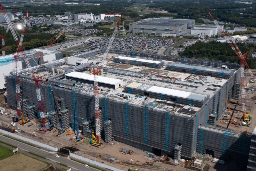 Taiwan Semiconductor Manufacturing Co. (TSMC)'s new factory in Kikuyo, Japan