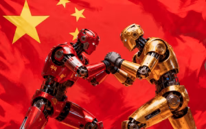 Two robots China