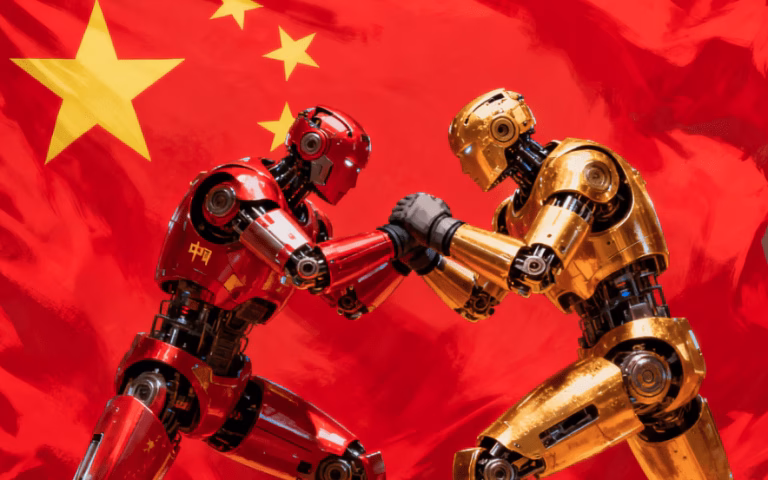 Two robots China