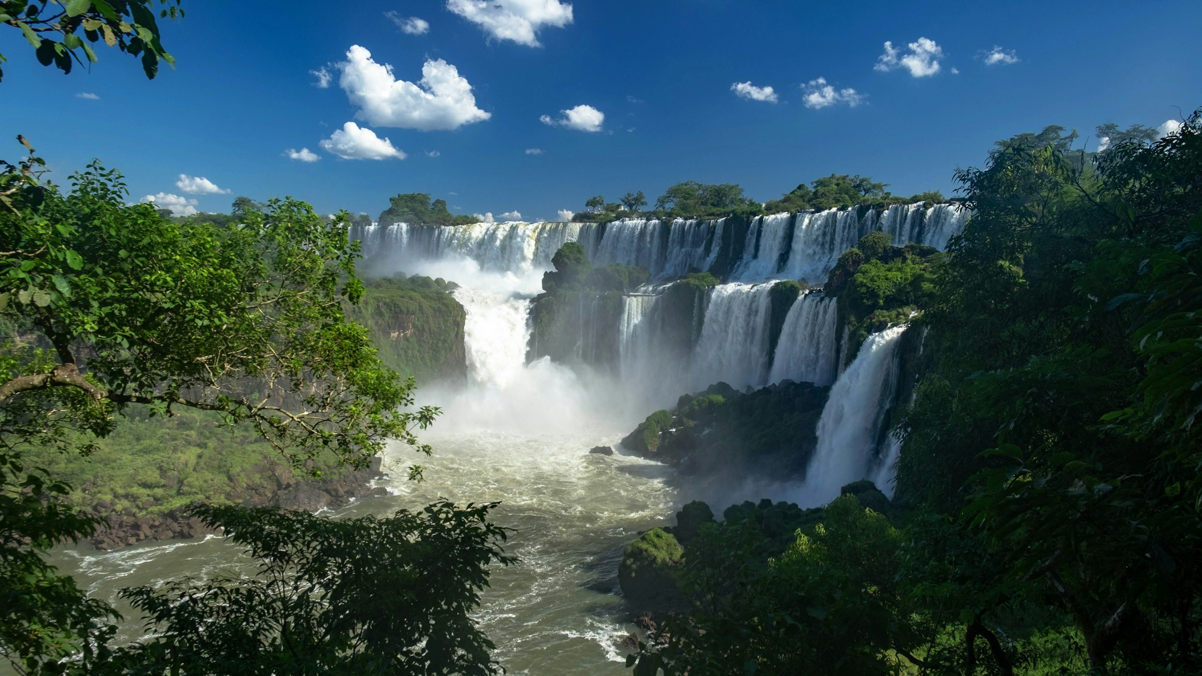 Iguazu Falls on the Argentine side of Iguazu National Park